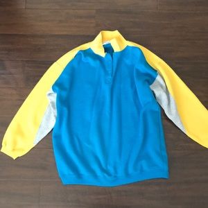 Vintage Blue/Yellow Men’s Sweater